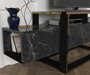 Hanah Home Soporte de TV Moderno en Negro y Dorado